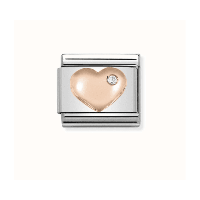 Nomination Jewellery Nomination Heart With CZ Composable Charm 430305/01