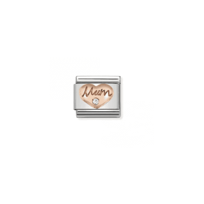 Nomination Jewellery Nomination CZ Mum Heart Composable Charm 430305/10
