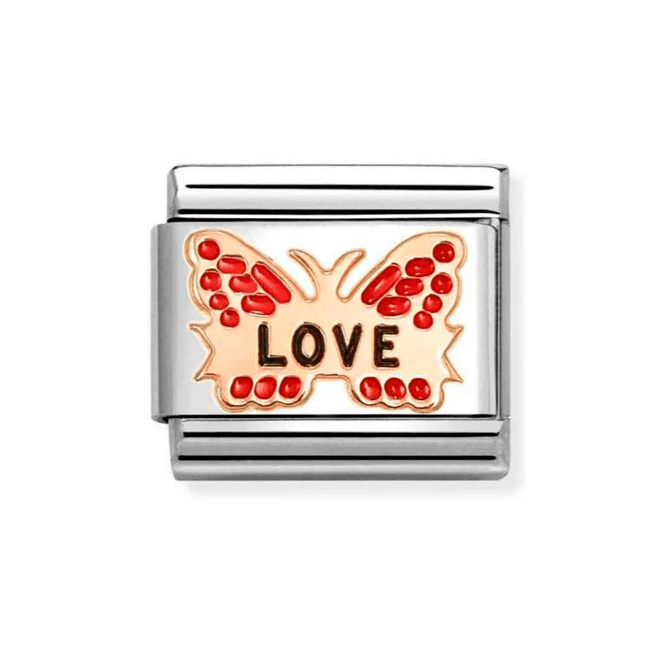 Nomination Jewellery Nomination Red Butterly Love Composable Charm 430202/47