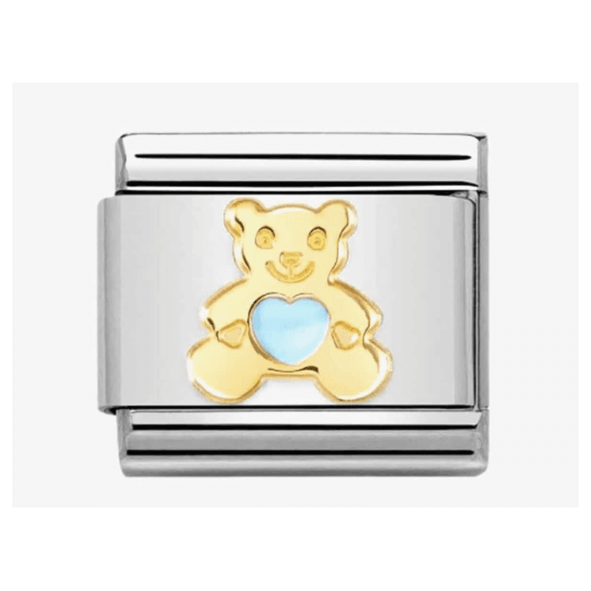 Nomination Jewellery Nomination Bear Blue Enamel Heart Charm 030272/65