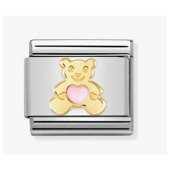 Nomination Jewellery Nomination Bear Pink Enamel Heart Charm 03027/64
