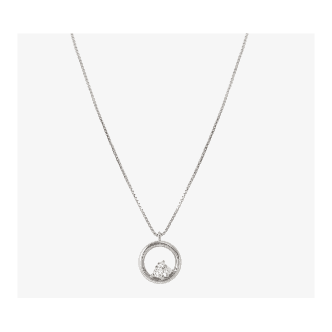 Nomination Jewellery Nomination Silver Cubic Zirconia Circle Necklace 242602/043