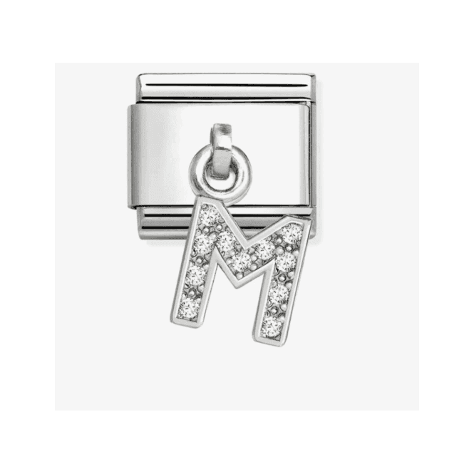 Nomination Jewellery CZ Letter M Pendant Charm 331818/13