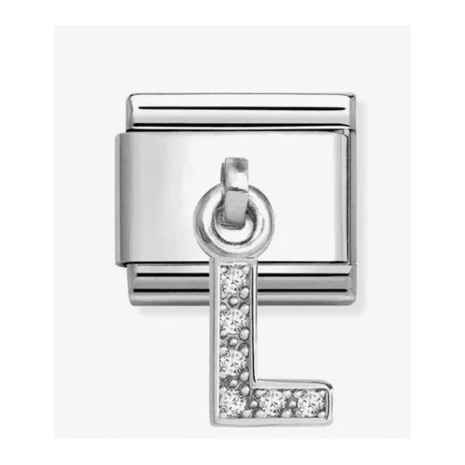Nomination Jewellery CZ Letter L Pendant Charm 331818/12
