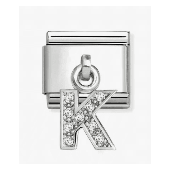 Nomination Jewellery CZ LETTER K Pendant Charm 331818/11