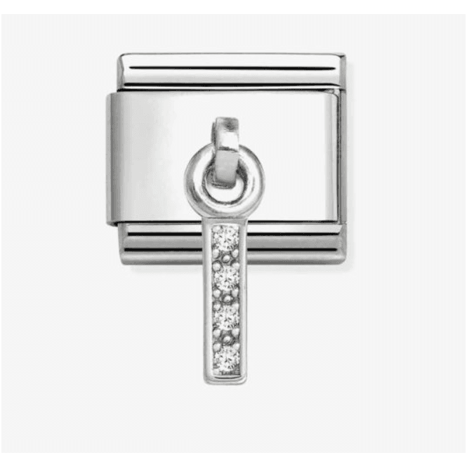 Nomination Jewellery Letter I Zirconia Pendant Charm 331818/09