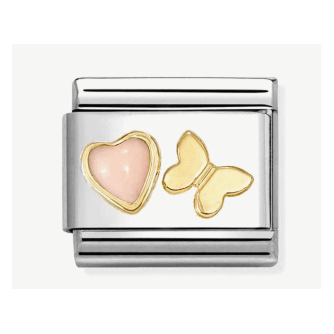 Nomination Jewellery Pink Heart & Butterfly Charm 030523/12