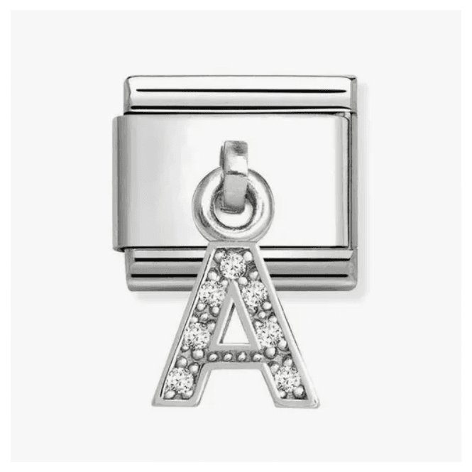 Nomination Jewellery Letter A Zirconia Charm 331818/01