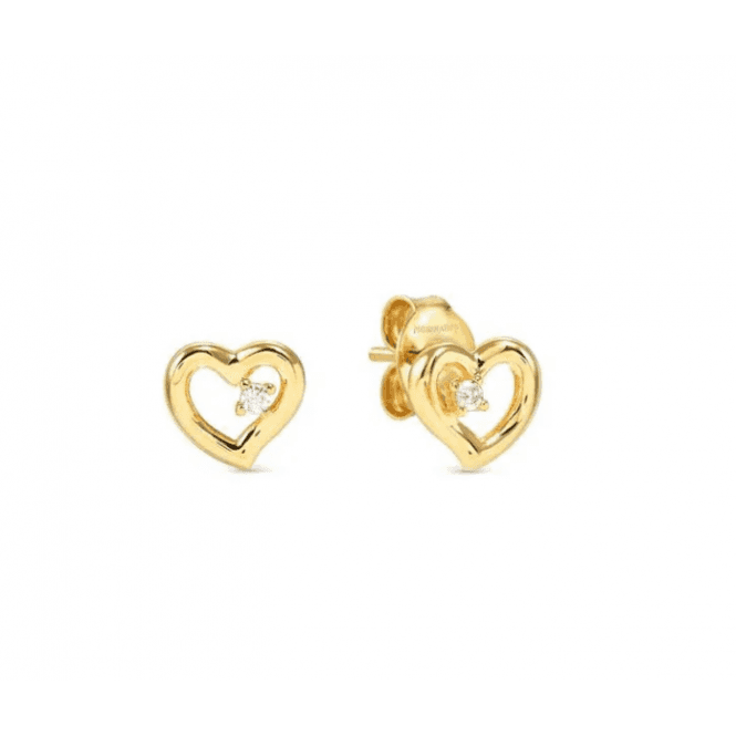 Nomination Jewellery Nomination Open Heart Cubic Zirconia Earrings 242603/006