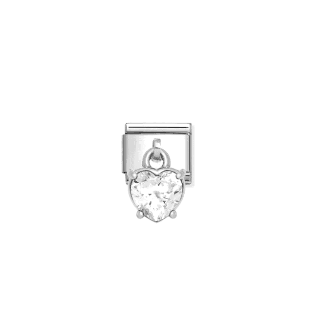 Nomination Jewellery Heart Cubic Zirconia Charm 331812/12