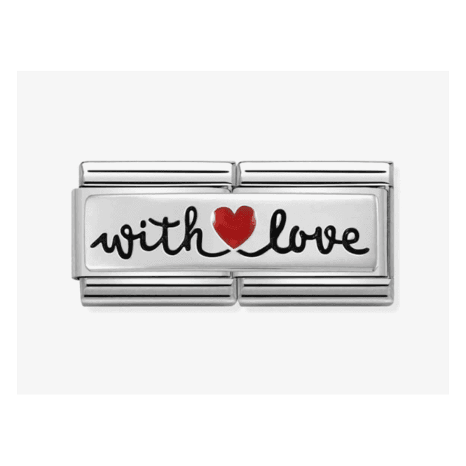 Nomination Jewellery 2 Links With Love & Heart Charm 330721/09