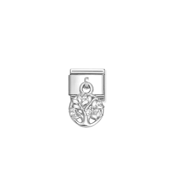 Nomination Jewellery Tree Of Life Zirconia Charm 331800/27