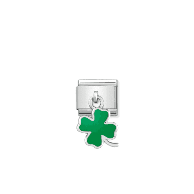 Nomination Jewellery Green Enamel Clover Charm 331805/01