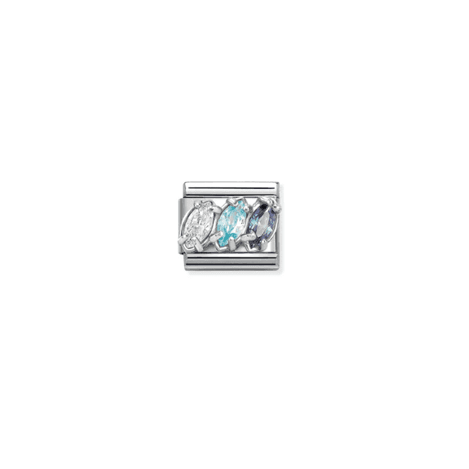 Nomination Jewellery Trilogy White/Blue Charm 330329/19
