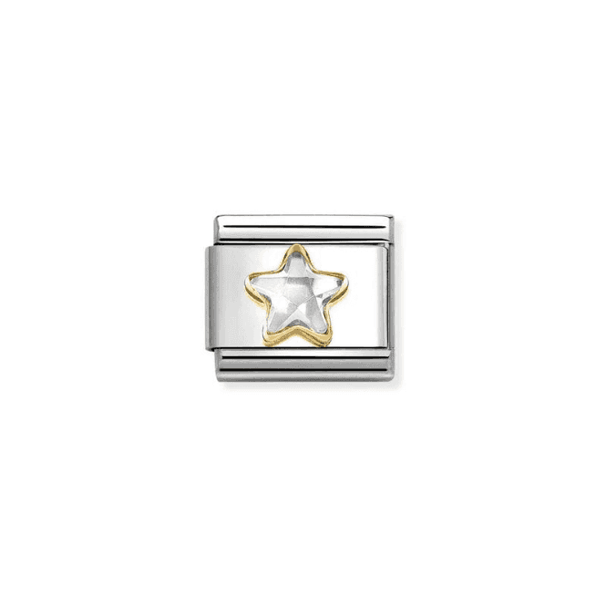 Nomination Jewellery Nomination Clear Star Faceted Composable Charm 030614010