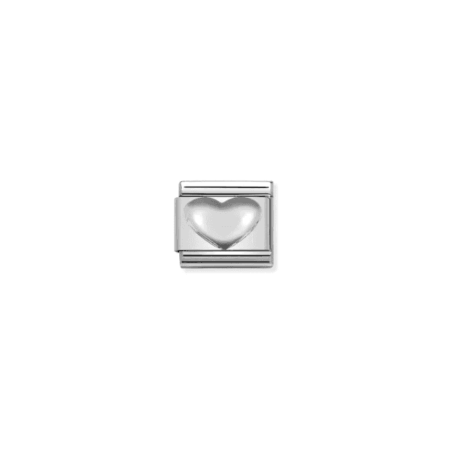 Nomination Jewellery Nomination Classic Silver Raised Heart Charm 330106/01