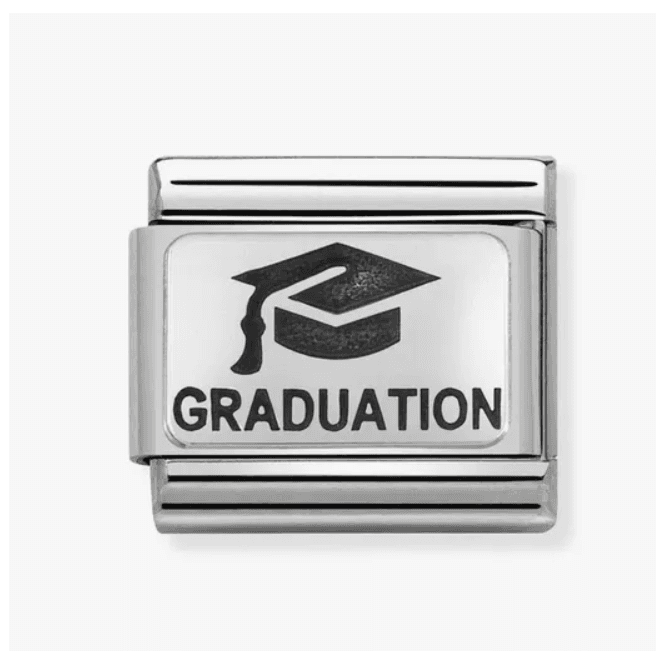 Nomination Jewellery Nomination Classic Silver Graduation Cap Charm 330109/02