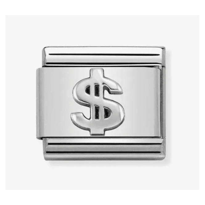 Nomination Jewellery Nomination Classic Silver Dollar Sign Charm 330101/31
