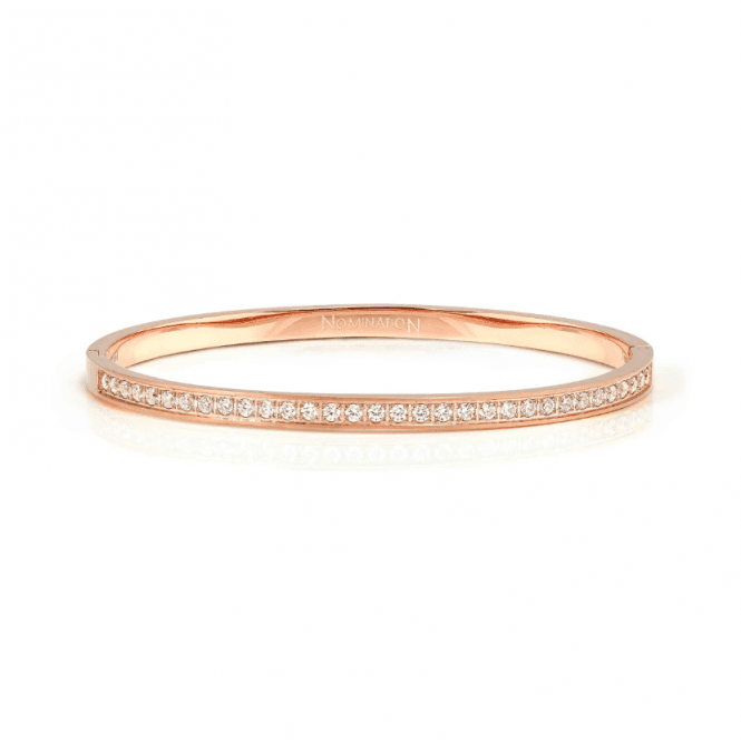 Nomination Jewellery Nomination Medium Satin Cubic Zirconia Pretty Bangle 029523 043