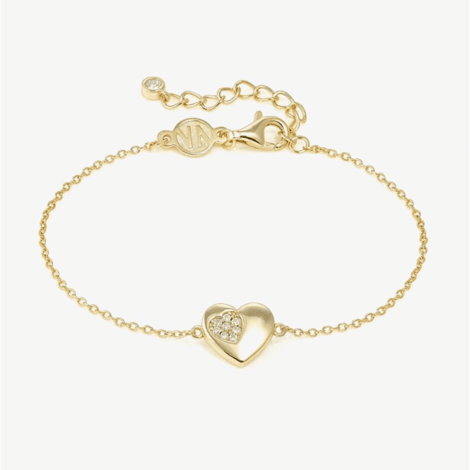 Nomination Jewellery Nomination Petit Sparkle Gold Heart Bracelet 242300 006