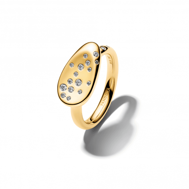 Pandora Medium Stone-Set Oval Signet Ring 164672C01
