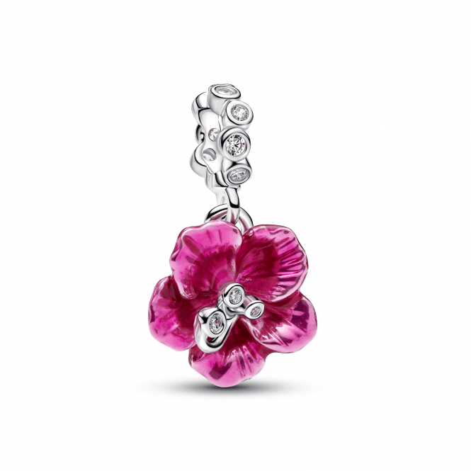 Pandora Hibiscus Dangle Charm 794698C01