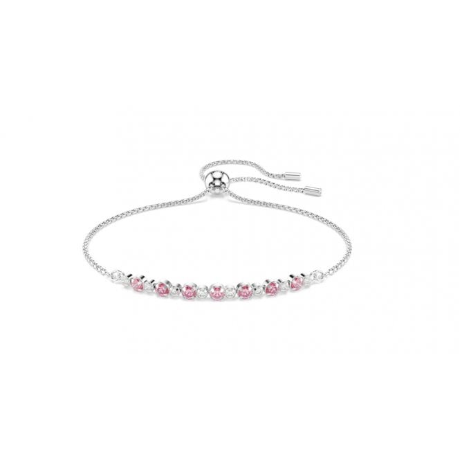 Swarovski Matrix Round Cut Pink Bracelet 5763042