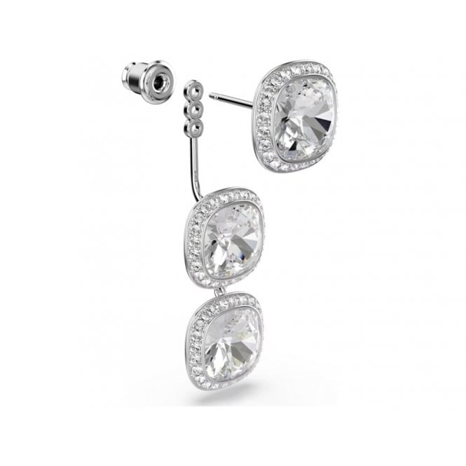 Swarovski Una Angelic Cushion Cut White Earrings 5754342