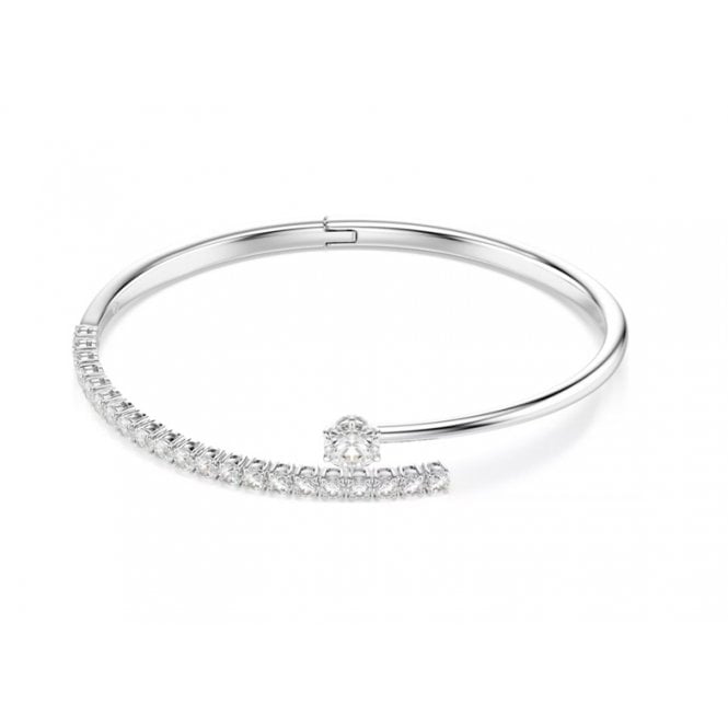 Swarovski Matrix Round Cut White Bangle 5753571