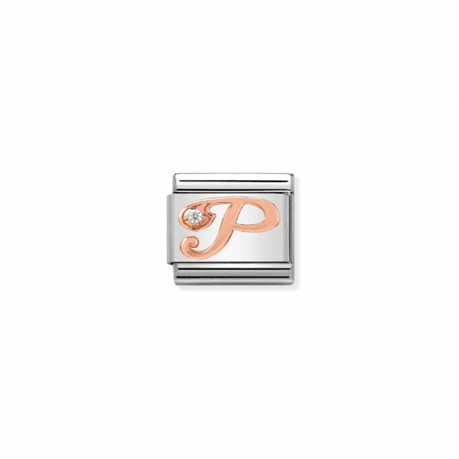 Nomination Jewellery Nomination Classic Rose Gold Letter P Charm 430310/16