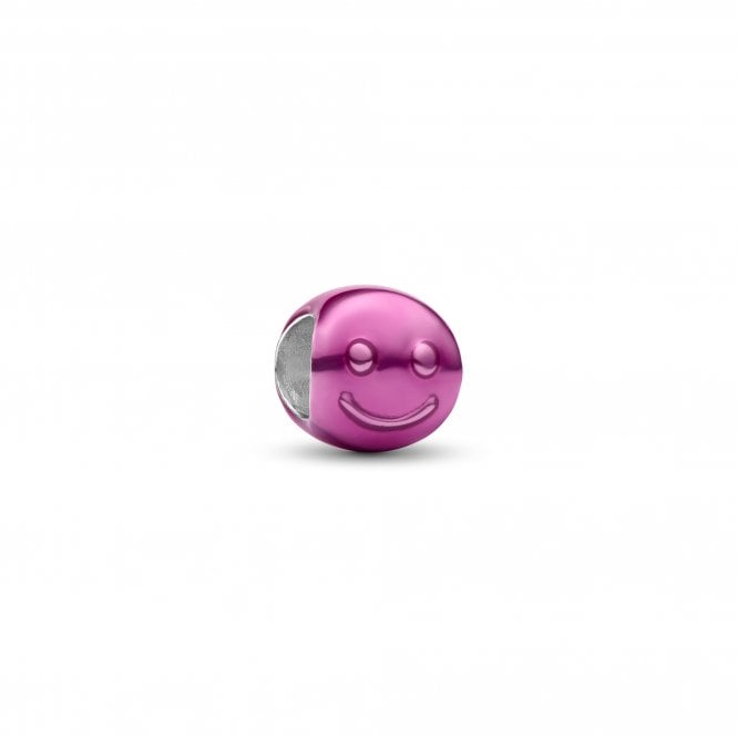 Pandora Pink Happy Face Mini Charm 794815C01