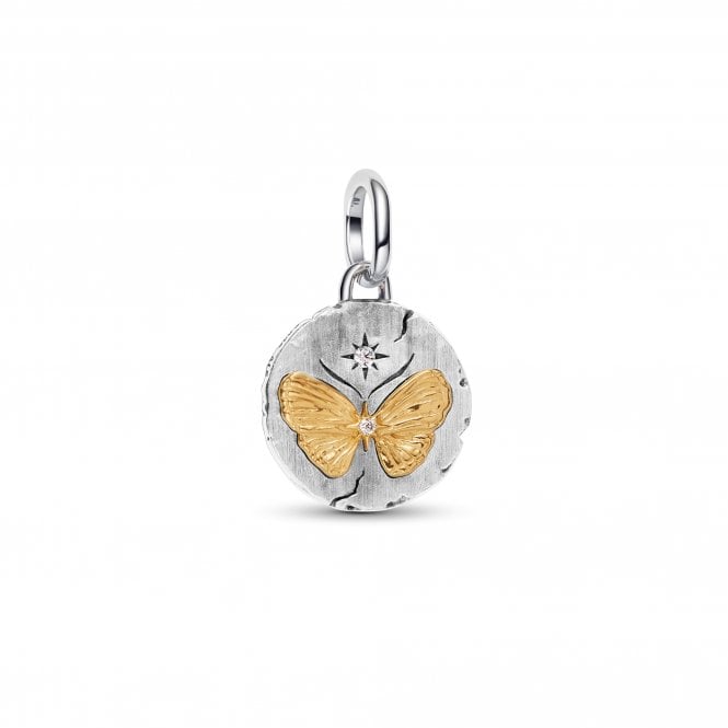 Pandora Butterfly Medallion Charm 764803C01