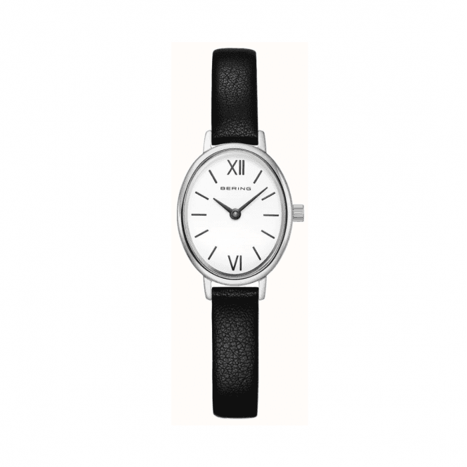 Bering Ladies Silver Tone Oval Watch 11020-402