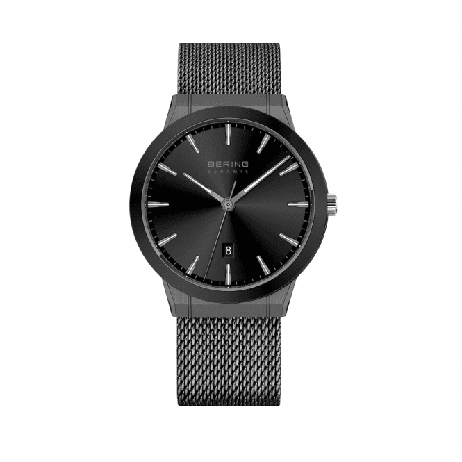 Bering Ceramic Grey Men's Watch 11440-377