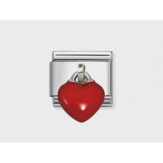 Nomination Jewellery Nomination Composable Red Heart Dropper Link Charm 331821/03
