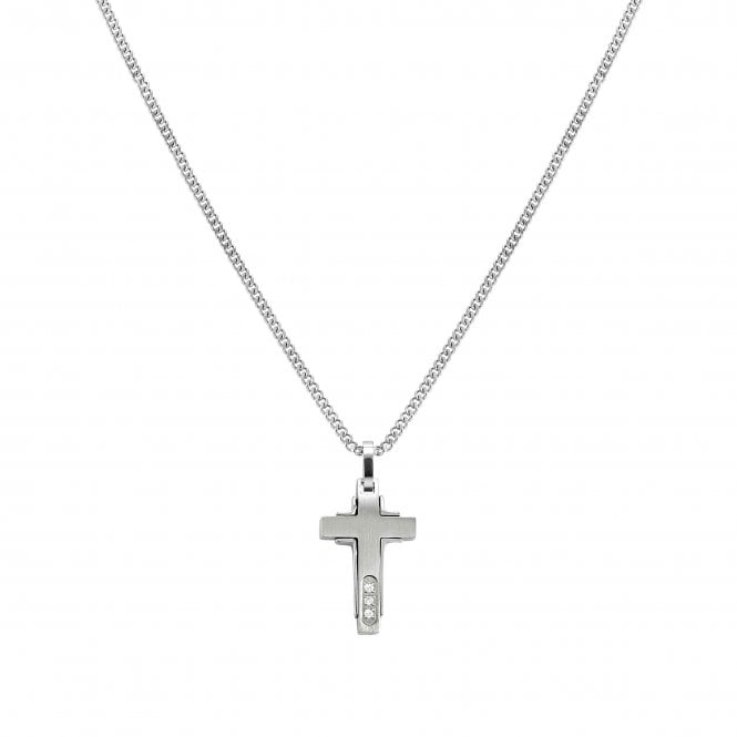 Nomination Jewellery Nomination Virtus Code Diamond Cross Necklace 133107/038