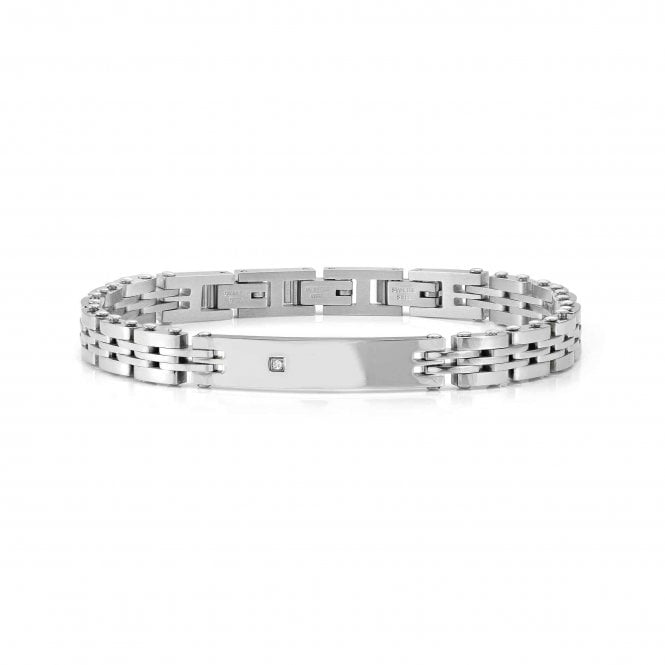 Nomination Jewellery Nomination Virtus Code S/S & Diamond Set Bracelet 133103/038