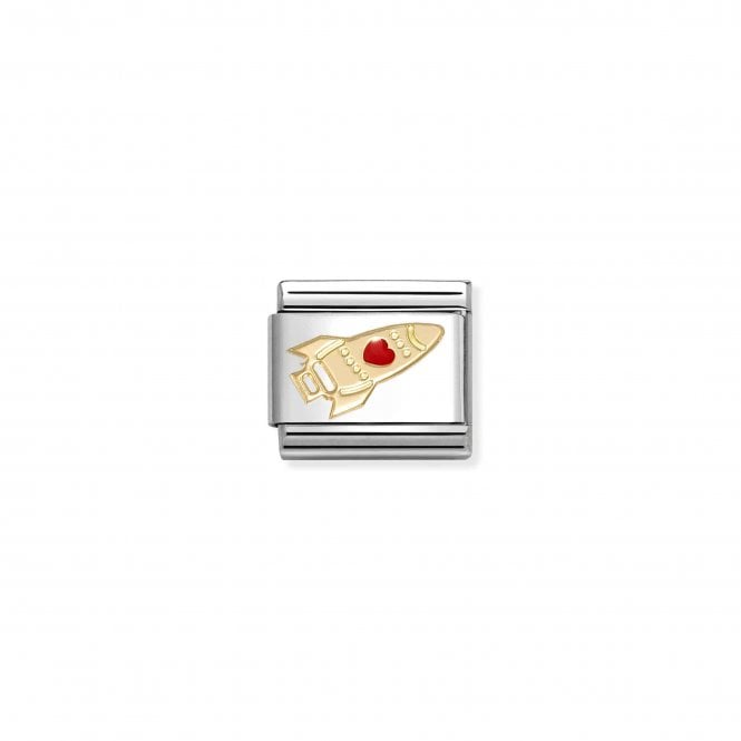 Nomination Jewellery Nomination Composable Golden Rocket Link Charm 030283/36