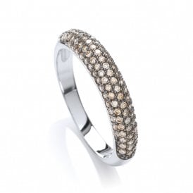 J Jaz Dome Gaia Champagne Ring JZR010