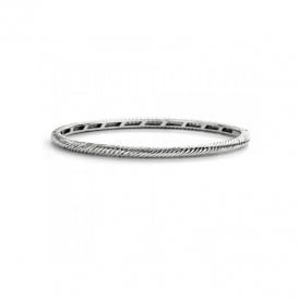 Ti Sento Oval Beaded Bangle 2742SI