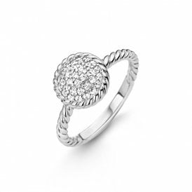 Ti Sento Round Cluster Ring 12031ZI/54