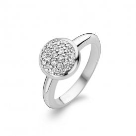 Ti Sento CZ Domed Ring 1915ZI/56