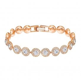 Swarovski Una Angelic Rose Gold-Tone Plated Bracelet 5240513