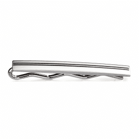 Fred Bennet Black Stripe Tie Clip Y027