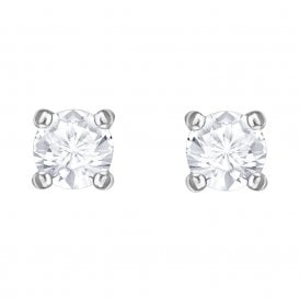 Swarovski Stilla Attract Rhodium Plated Earrings 5408436
