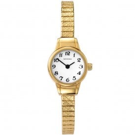 Sekonda Womens Gold Plated Round Bracelet Watch 4474.00