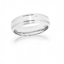 Mens Titanium Wedding Band