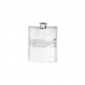 Pewter Edwin Blyde Celtic Hip Flask 30336