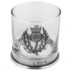 Pewter Thistle Tumbler SG705