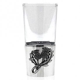 Pewter Thistle Shot Glass SG401